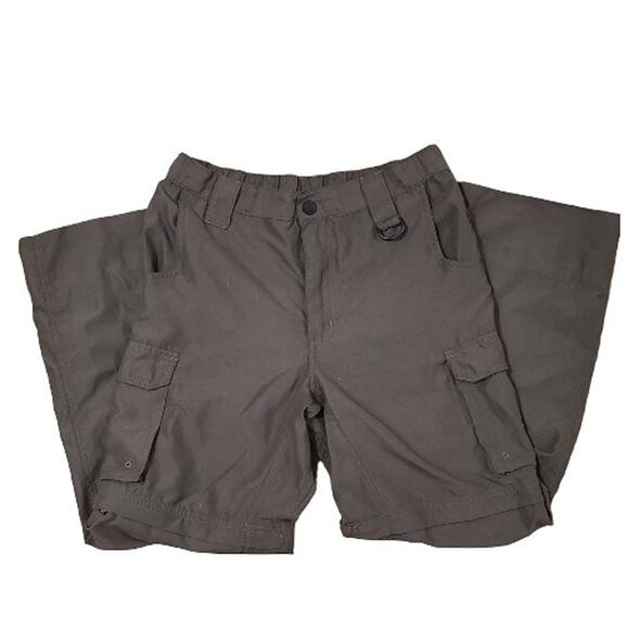 Army Green Cargo Zip Active Hiking Pants - Picture 1 of 6